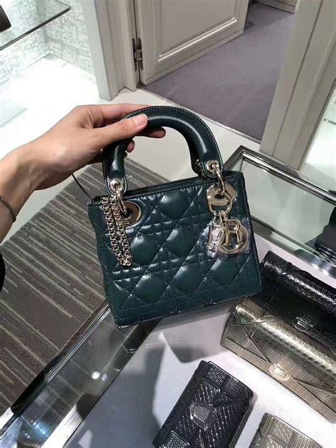 lady dior small green|lady dior small price.